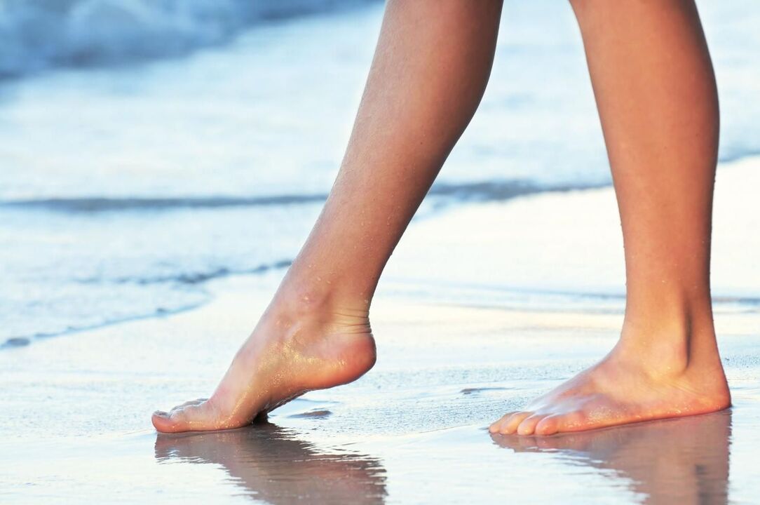 Prevenzione delle vene varicose – camminare a piedi nudi sull’acqua